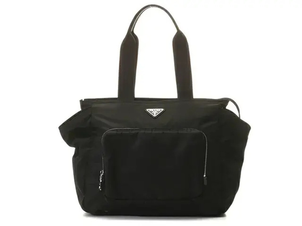 Prada Re Baby Bag Leather Shoulder Bag Black
